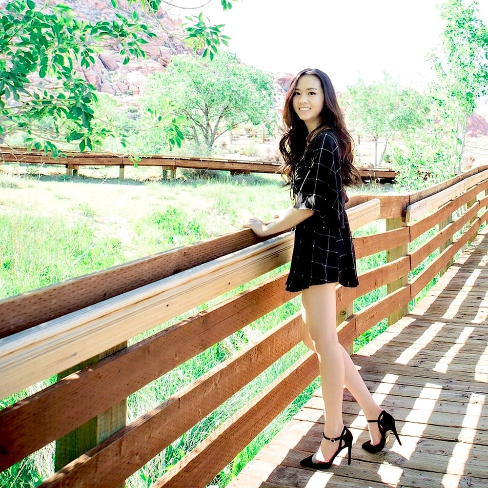 Entry Black Checkered Romper - image 2